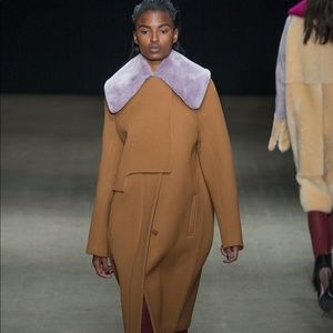 3.1 Philip Lim size0 winter Shearling Collar Coat